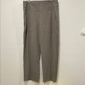 Athleta Taupe Wide Leg Pant